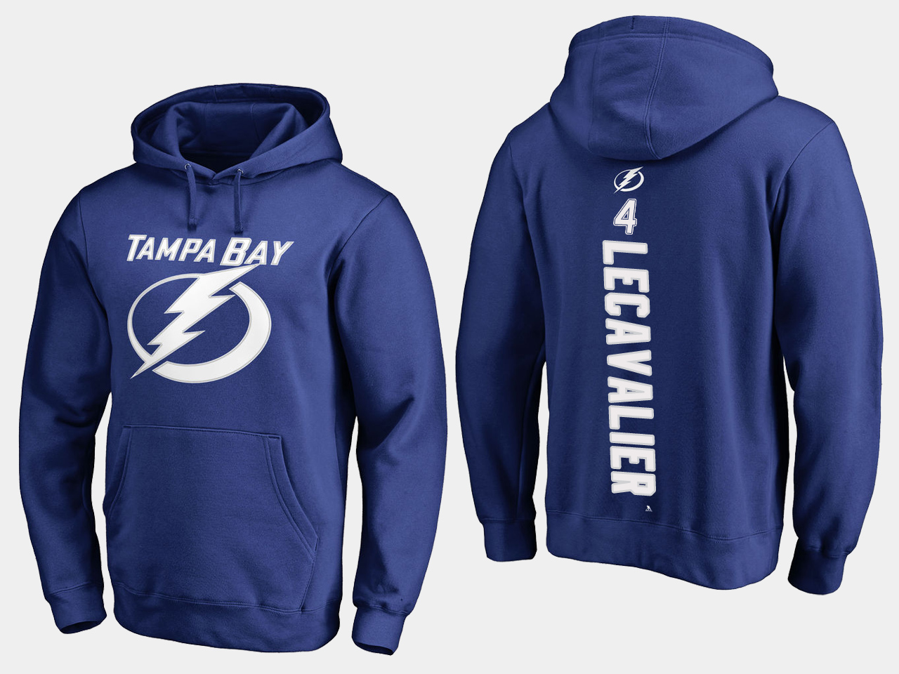 NHL Men adidas Tampa Bay Lightning 4 Lecavalier blue hoodie
